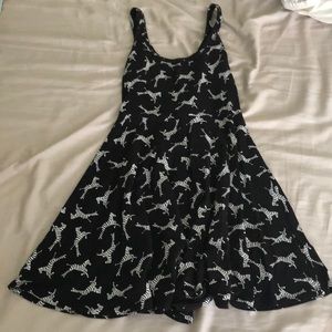 Black and White Zebra Dress